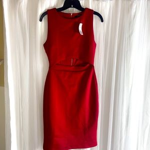 Classy and Sexy Red Mid dress in medium Brand New with tags From Forever 21